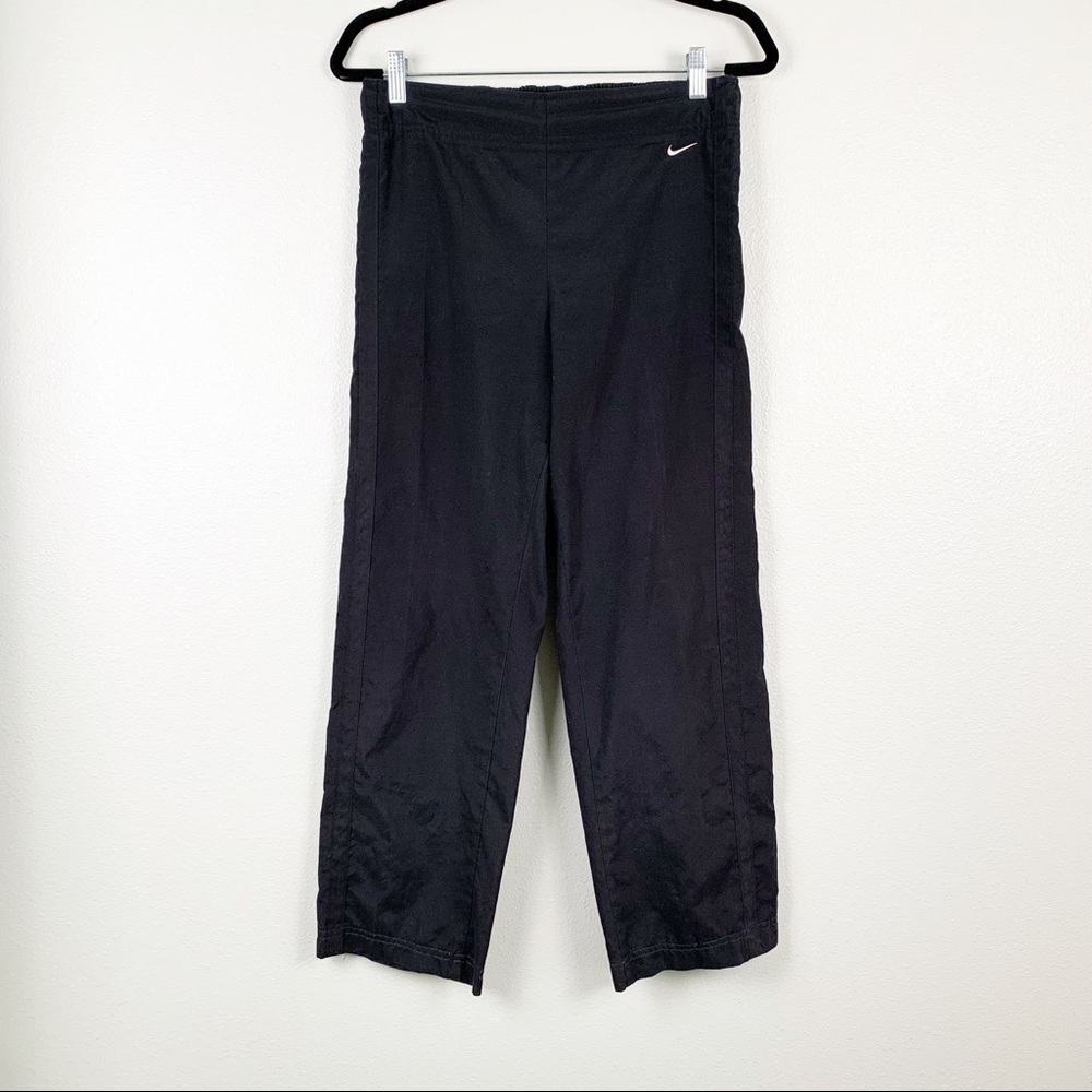 NIKE Womens Polyester Track Pants‎ Drawstring Black